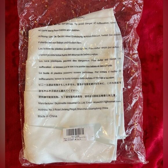 Fashion & dyt XL white pleated skirt with built in under shorts - Picture 9 of 9